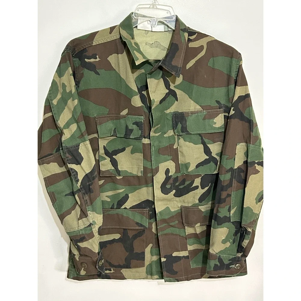 Propper Camo Military Style Field Jacket Coat‎ Woodland Pattern